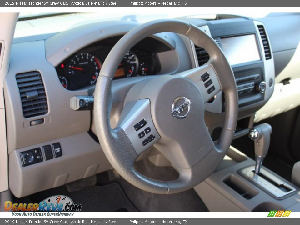 2019 Nissan Frontier SV Crew Cab Arctic Blue Metallic / Steel Photo #12