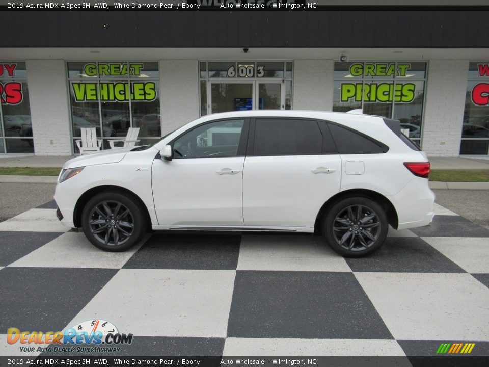 2019 Acura MDX A Spec SH-AWD White Diamond Pearl / Ebony Photo #1