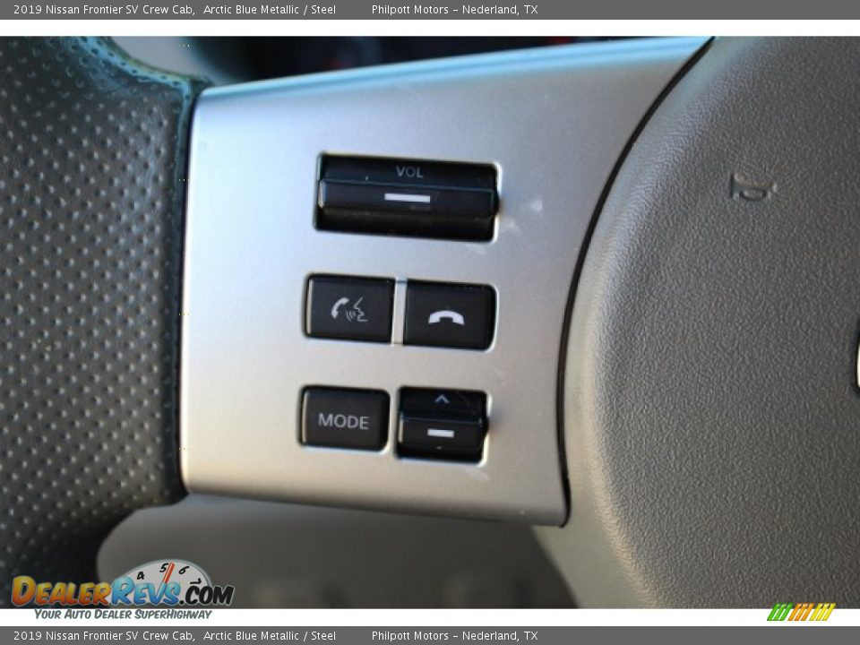 2019 Nissan Frontier SV Crew Cab Arctic Blue Metallic / Steel Photo #13