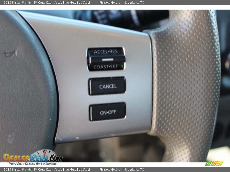 2019 Nissan Frontier SV Crew Cab Arctic Blue Metallic / Steel Photo #14
