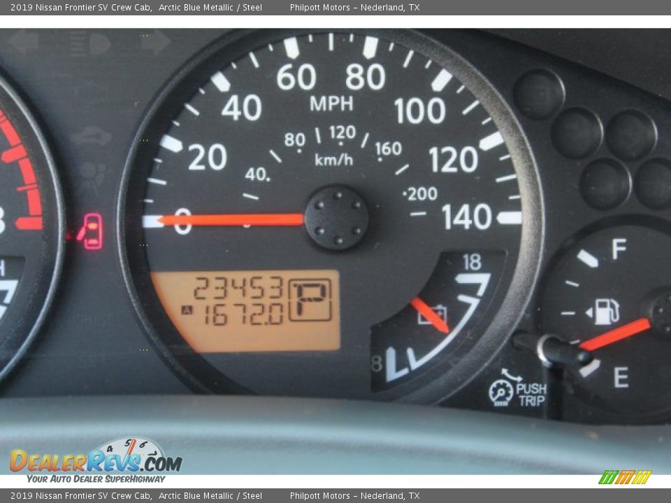 2019 Nissan Frontier SV Crew Cab Arctic Blue Metallic / Steel Photo #16