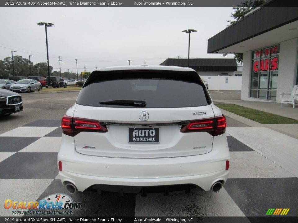 2019 Acura MDX A Spec SH-AWD White Diamond Pearl / Ebony Photo #4