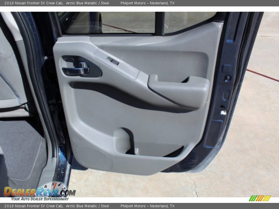 2019 Nissan Frontier SV Crew Cab Arctic Blue Metallic / Steel Photo #25
