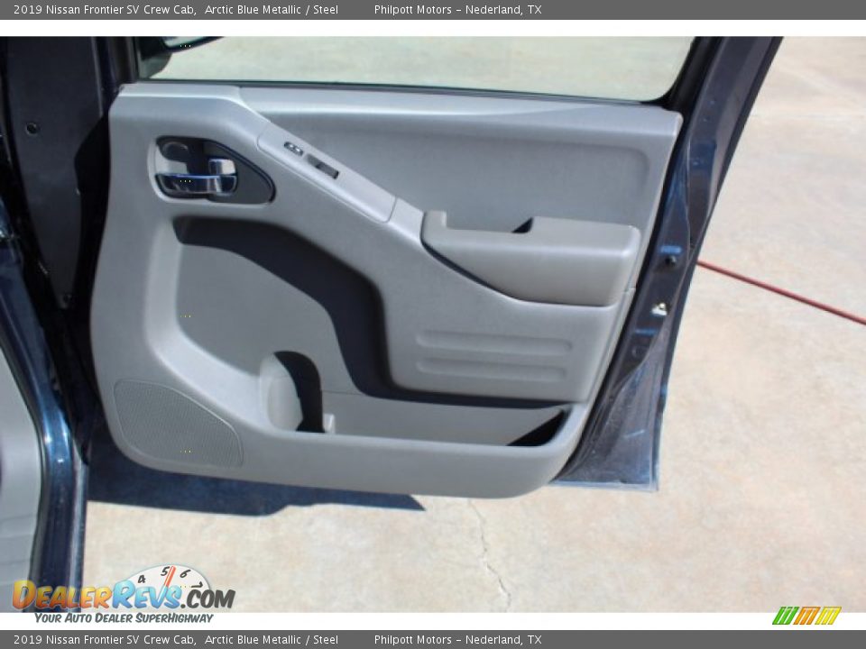 2019 Nissan Frontier SV Crew Cab Arctic Blue Metallic / Steel Photo #26