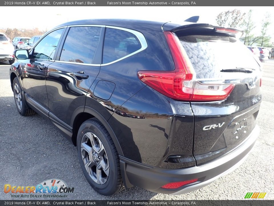 2019 Honda CR-V EX AWD Crystal Black Pearl / Black Photo #2
