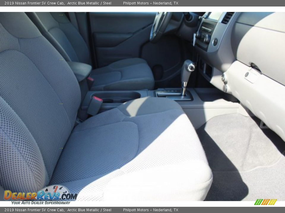 2019 Nissan Frontier SV Crew Cab Arctic Blue Metallic / Steel Photo #27