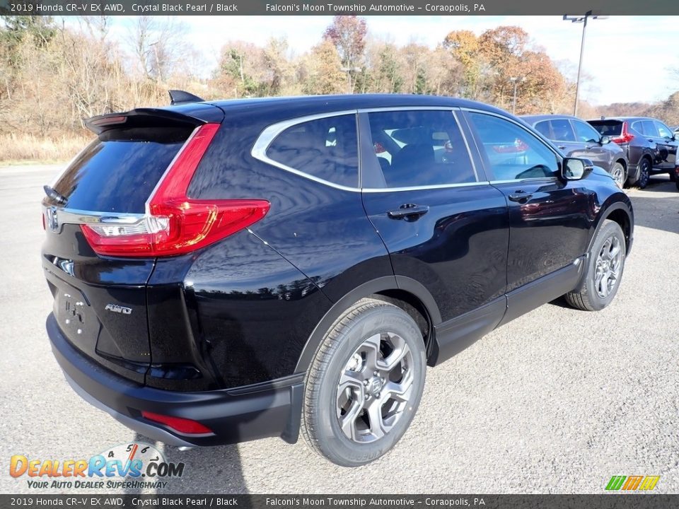 2019 Honda CR-V EX AWD Crystal Black Pearl / Black Photo #4