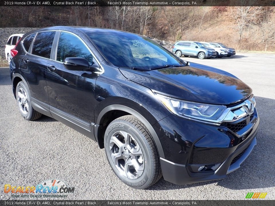 2019 Honda CR-V EX AWD Crystal Black Pearl / Black Photo #5