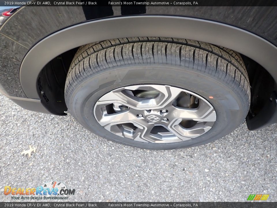 2019 Honda CR-V EX AWD Crystal Black Pearl / Black Photo #7