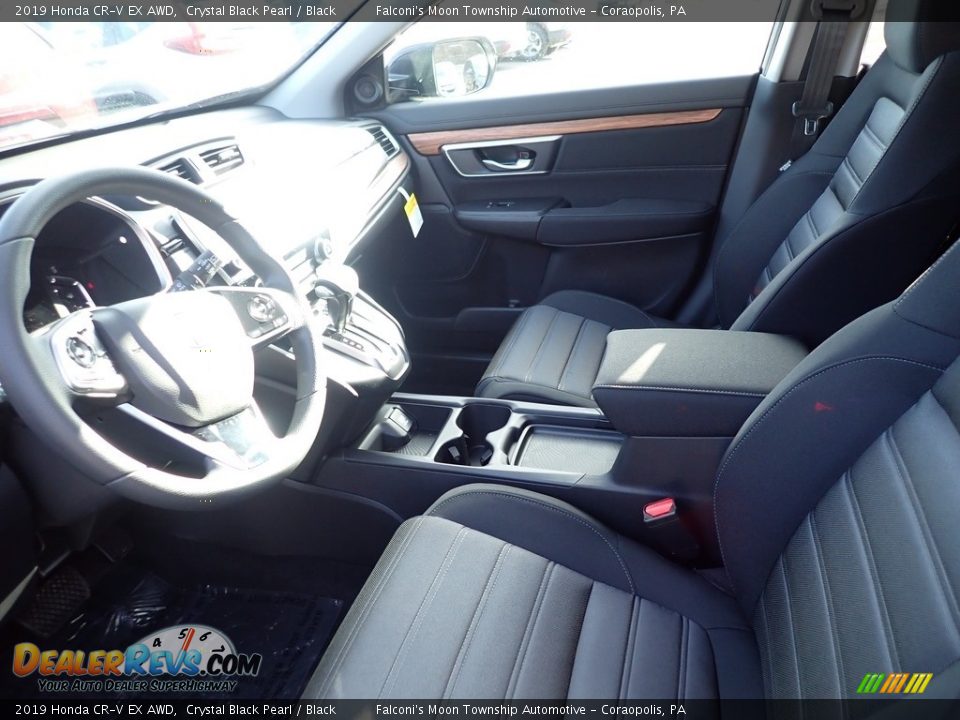2019 Honda CR-V EX AWD Crystal Black Pearl / Black Photo #8