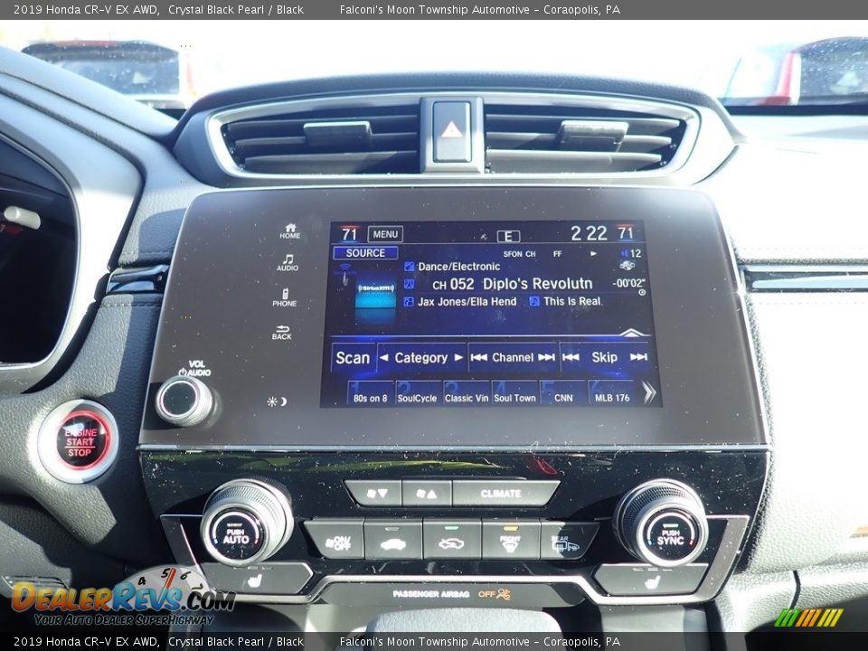 2019 Honda CR-V EX AWD Crystal Black Pearl / Black Photo #14