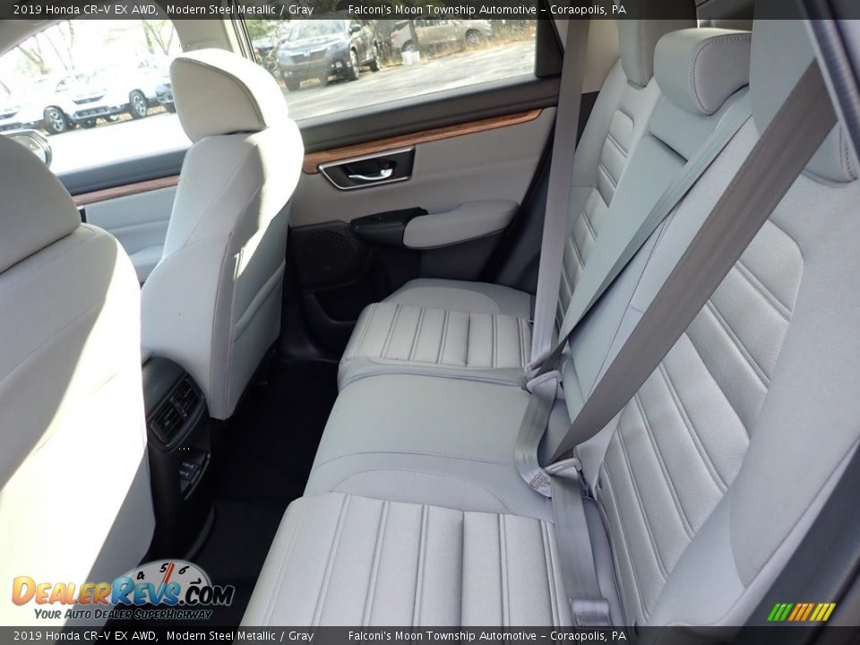 2019 Honda CR-V EX AWD Modern Steel Metallic / Gray Photo #9