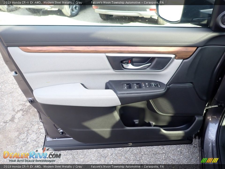 2019 Honda CR-V EX AWD Modern Steel Metallic / Gray Photo #11