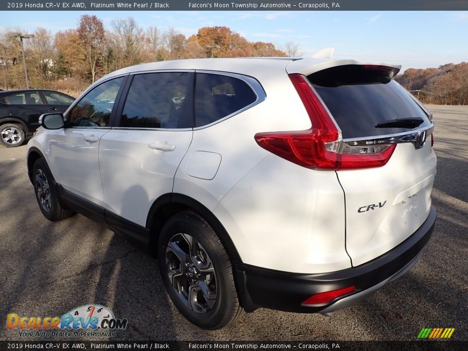 2019 Honda CR-V EX AWD Platinum White Pearl / Black Photo #2