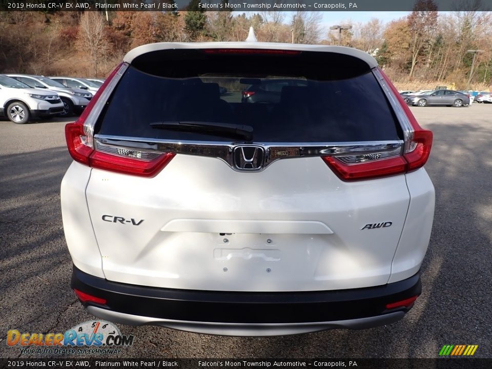 2019 Honda CR-V EX AWD Platinum White Pearl / Black Photo #3