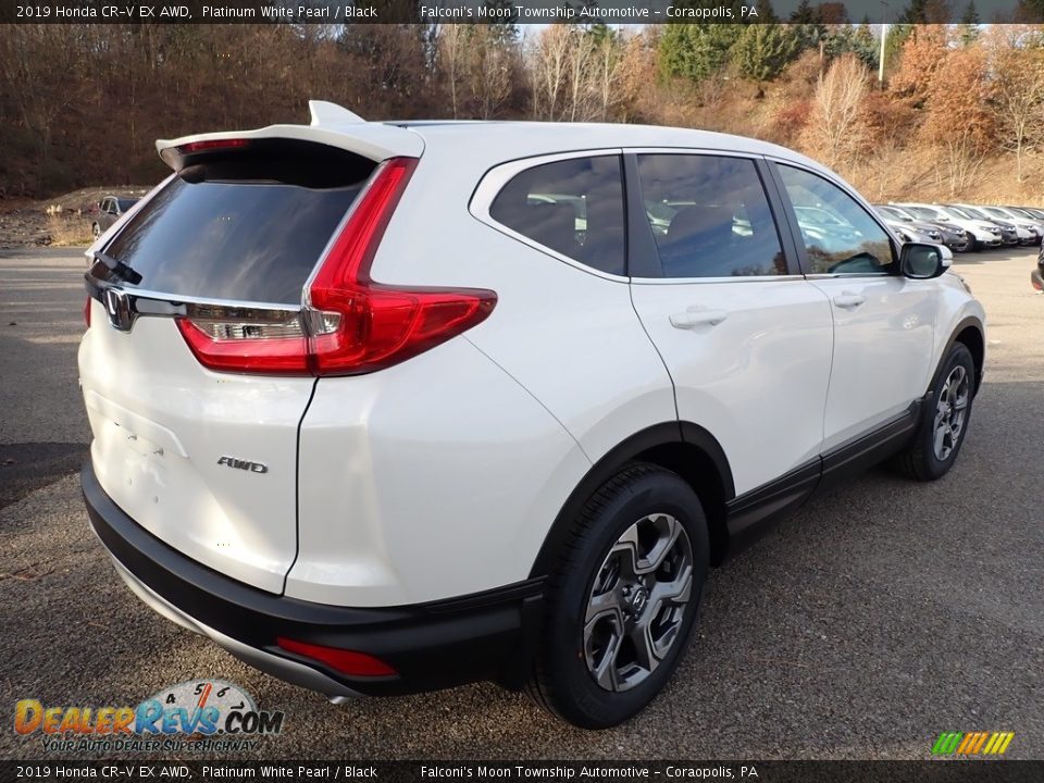 2019 Honda CR-V EX AWD Platinum White Pearl / Black Photo #4