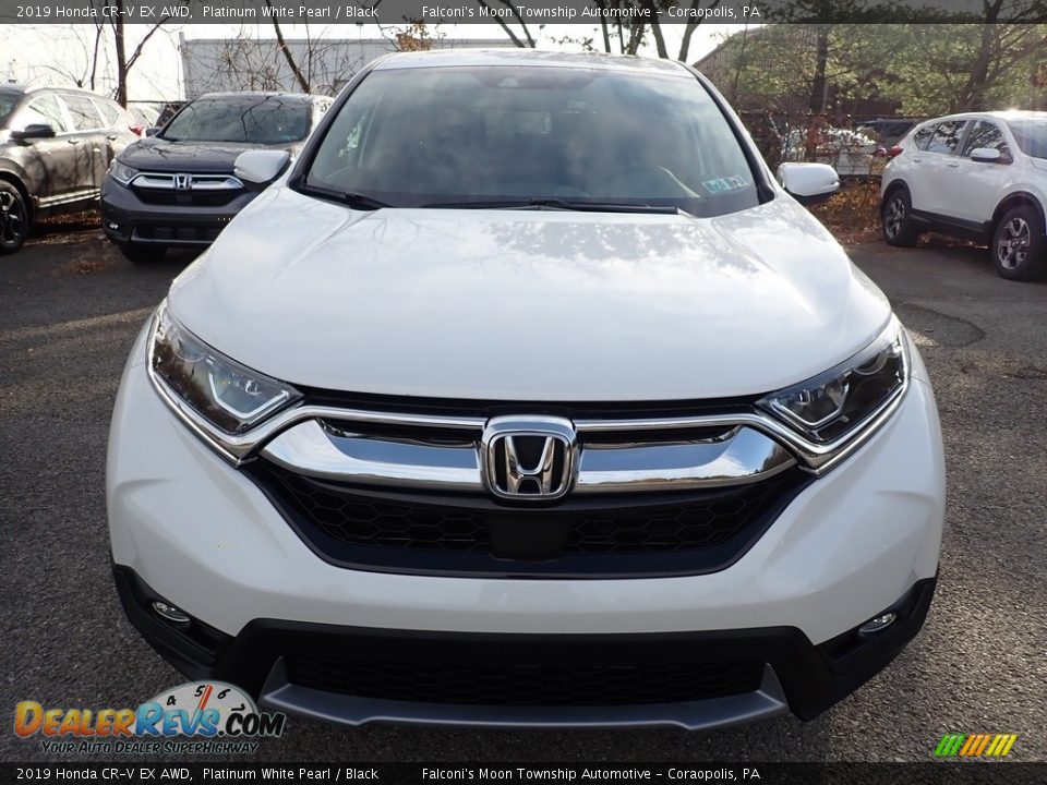 2019 Honda CR-V EX AWD Platinum White Pearl / Black Photo #6