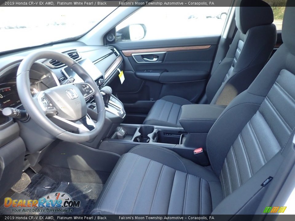 2019 Honda CR-V EX AWD Platinum White Pearl / Black Photo #8