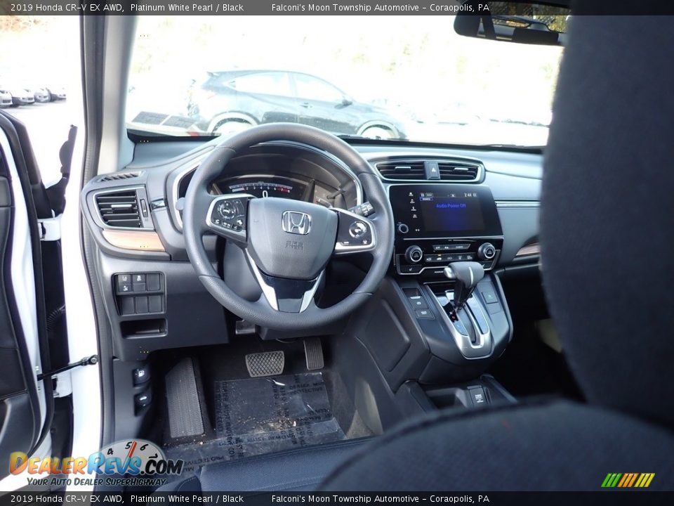 2019 Honda CR-V EX AWD Platinum White Pearl / Black Photo #10