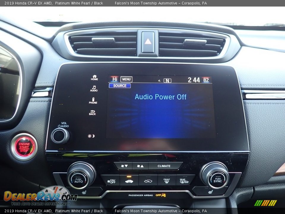 2019 Honda CR-V EX AWD Platinum White Pearl / Black Photo #14
