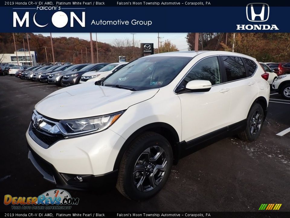 2019 Honda CR-V EX AWD Platinum White Pearl / Black Photo #1