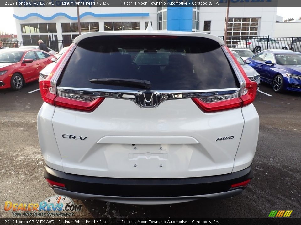 2019 Honda CR-V EX AWD Platinum White Pearl / Black Photo #3