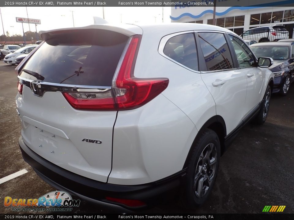2019 Honda CR-V EX AWD Platinum White Pearl / Black Photo #4