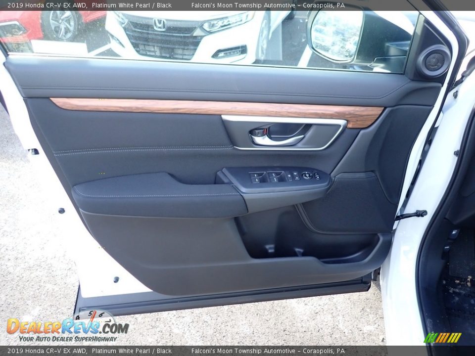 2019 Honda CR-V EX AWD Platinum White Pearl / Black Photo #9