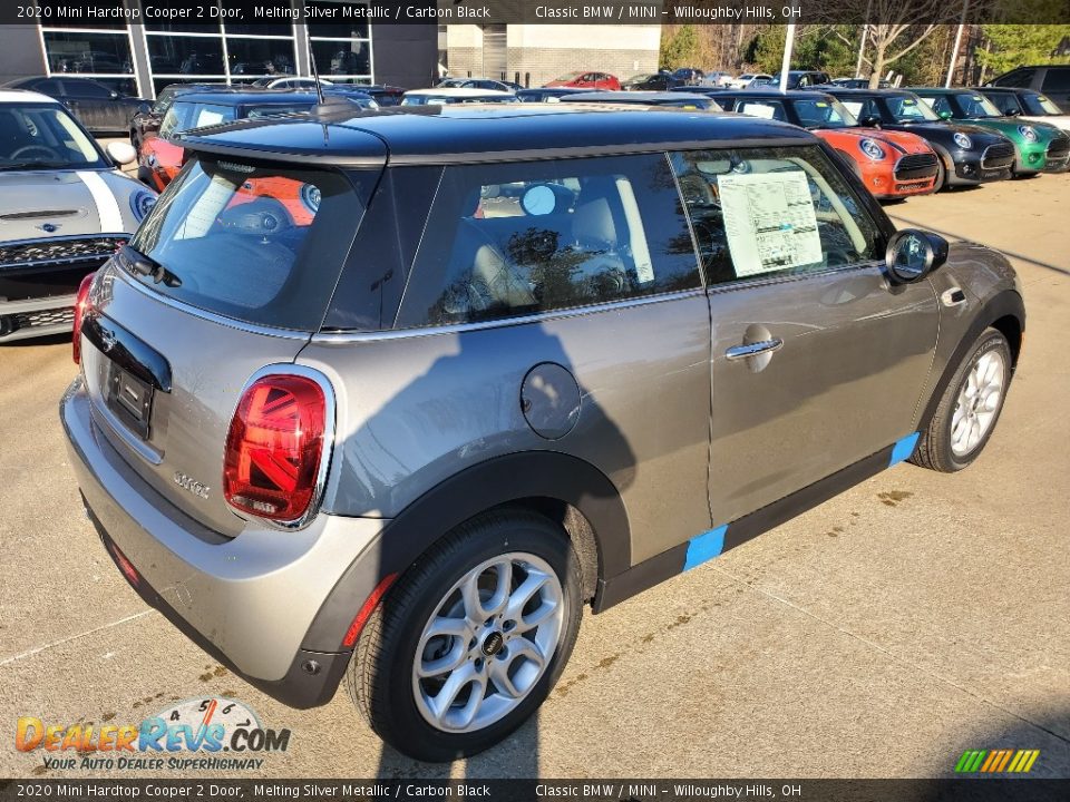 2020 Mini Hardtop Cooper 2 Door Melting Silver Metallic / Carbon Black Photo #2