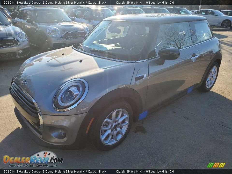 2020 Mini Hardtop Cooper 2 Door Melting Silver Metallic / Carbon Black Photo #4