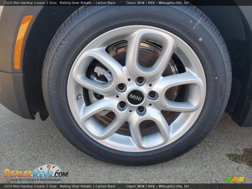 2020 Mini Hardtop Cooper 2 Door Melting Silver Metallic / Carbon Black Photo #5