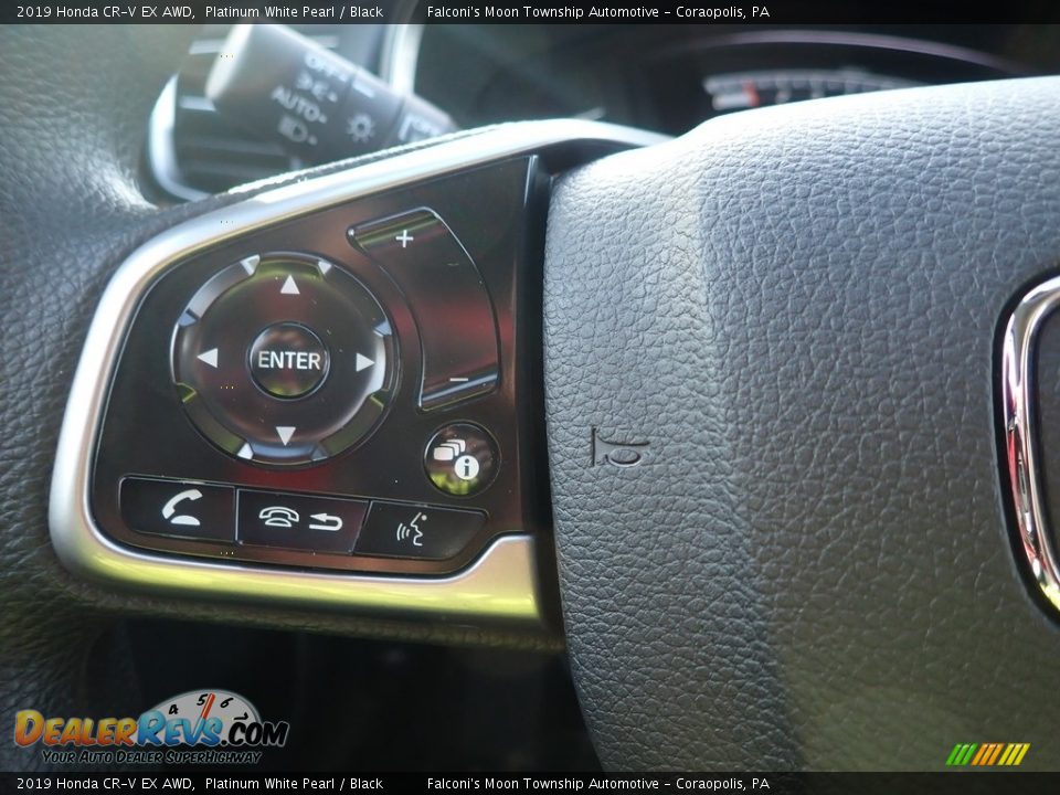 2019 Honda CR-V EX AWD Platinum White Pearl / Black Photo #15