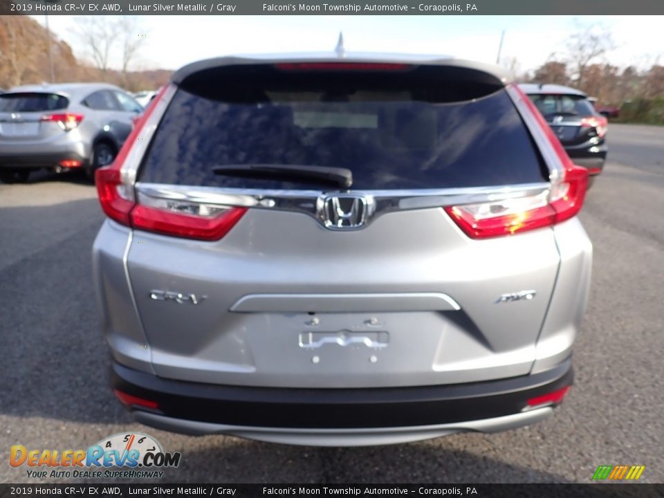 2019 Honda CR-V EX AWD Lunar Silver Metallic / Gray Photo #3