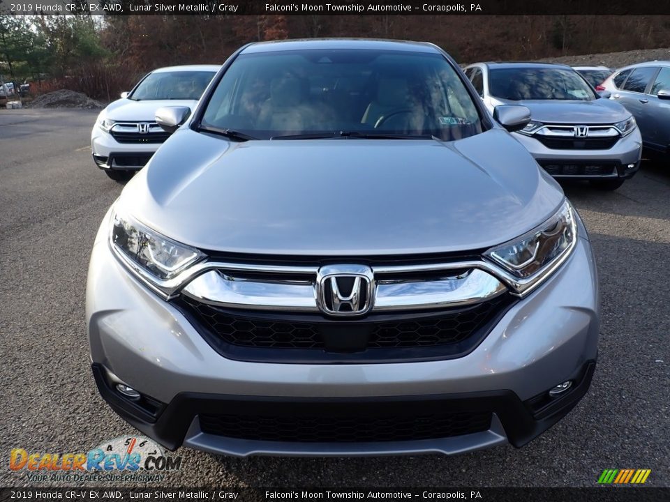 2019 Honda CR-V EX AWD Lunar Silver Metallic / Gray Photo #6
