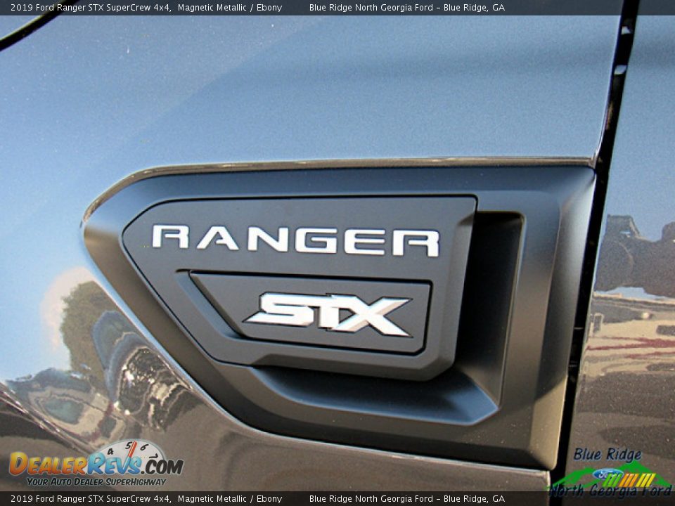 2019 Ford Ranger STX SuperCrew 4x4 Magnetic Metallic / Ebony Photo #33
