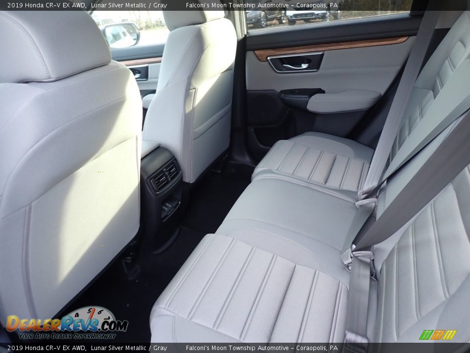 2019 Honda CR-V EX AWD Lunar Silver Metallic / Gray Photo #9