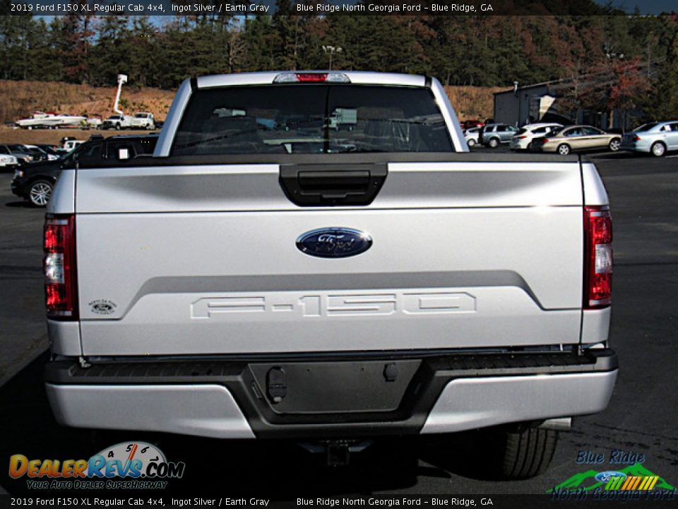 2019 Ford F150 XL Regular Cab 4x4 Ingot Silver / Earth Gray Photo #4