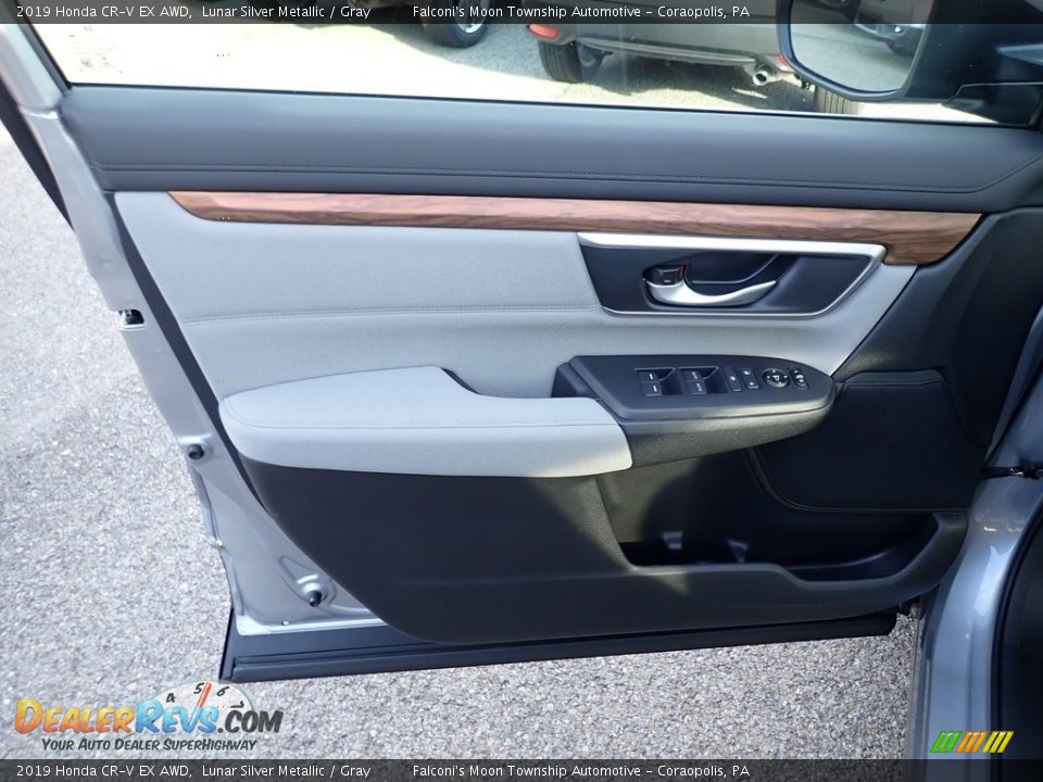 2019 Honda CR-V EX AWD Lunar Silver Metallic / Gray Photo #11