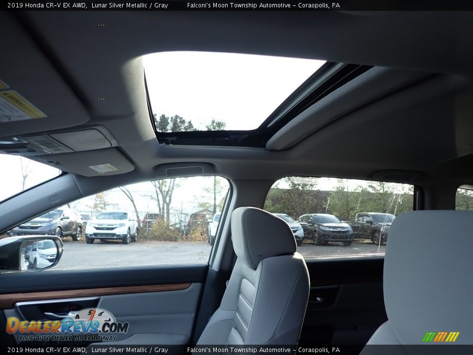 2019 Honda CR-V EX AWD Lunar Silver Metallic / Gray Photo #13