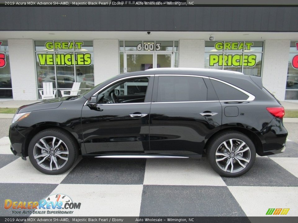 2019 Acura MDX Advance SH-AWD Majestic Black Pearl / Ebony Photo #1