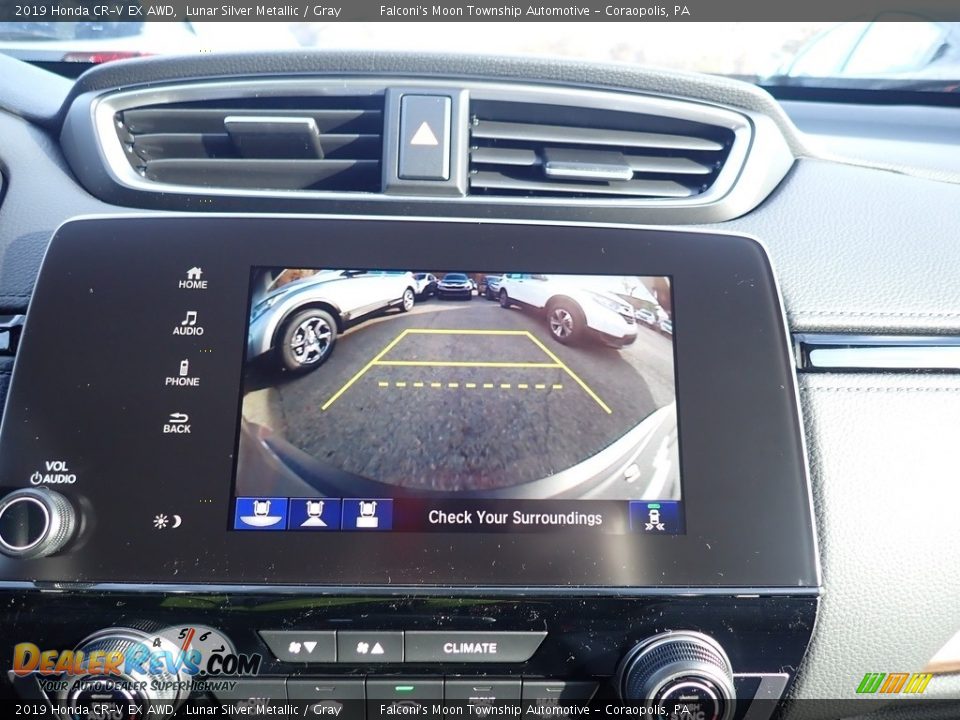 2019 Honda CR-V EX AWD Lunar Silver Metallic / Gray Photo #15