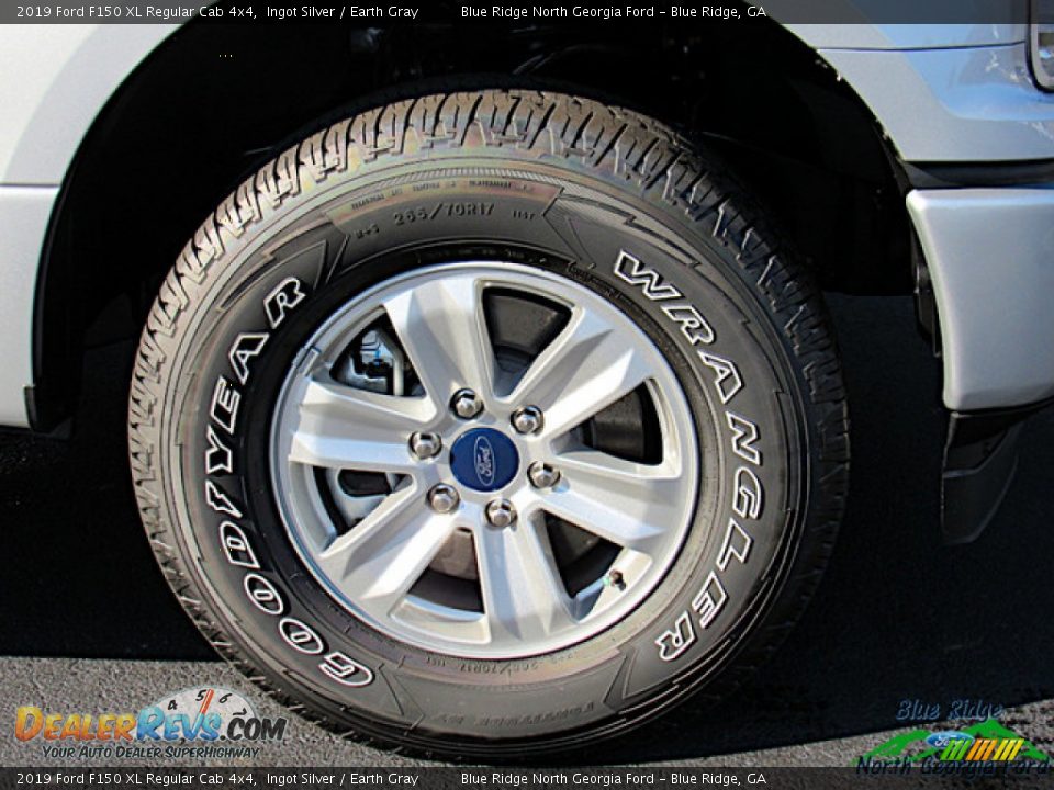 2019 Ford F150 XL Regular Cab 4x4 Ingot Silver / Earth Gray Photo #9