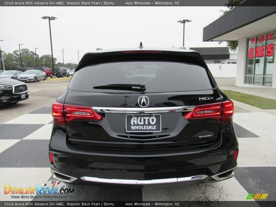 2019 Acura MDX Advance SH-AWD Majestic Black Pearl / Ebony Photo #4