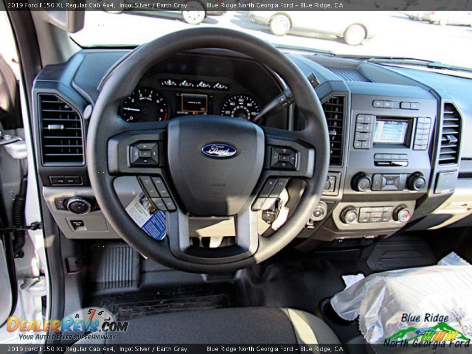 2019 Ford F150 XL Regular Cab 4x4 Ingot Silver / Earth Gray Photo #12