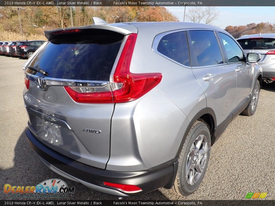 2019 Honda CR-V EX-L AWD Lunar Silver Metallic / Black Photo #4