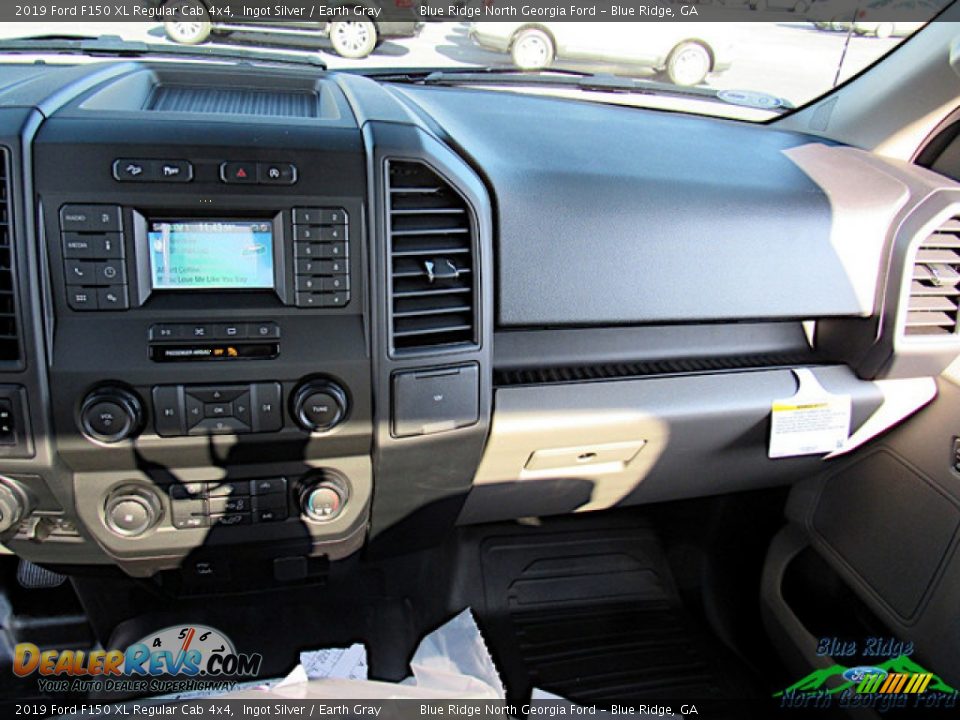 2019 Ford F150 XL Regular Cab 4x4 Ingot Silver / Earth Gray Photo #13