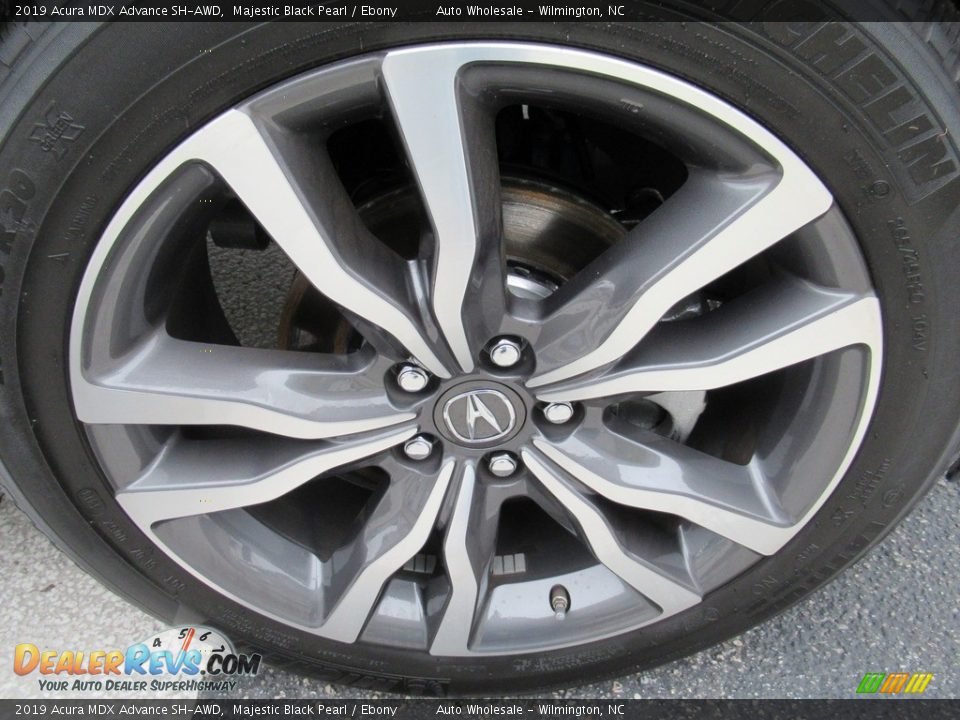 2019 Acura MDX Advance SH-AWD Majestic Black Pearl / Ebony Photo #7