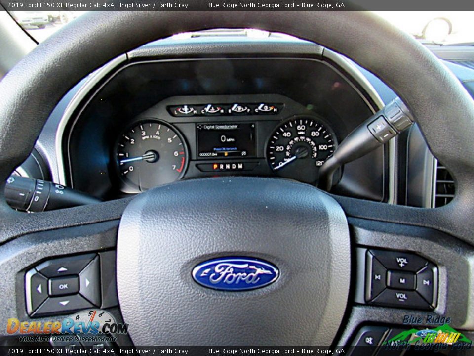 2019 Ford F150 XL Regular Cab 4x4 Ingot Silver / Earth Gray Photo #14