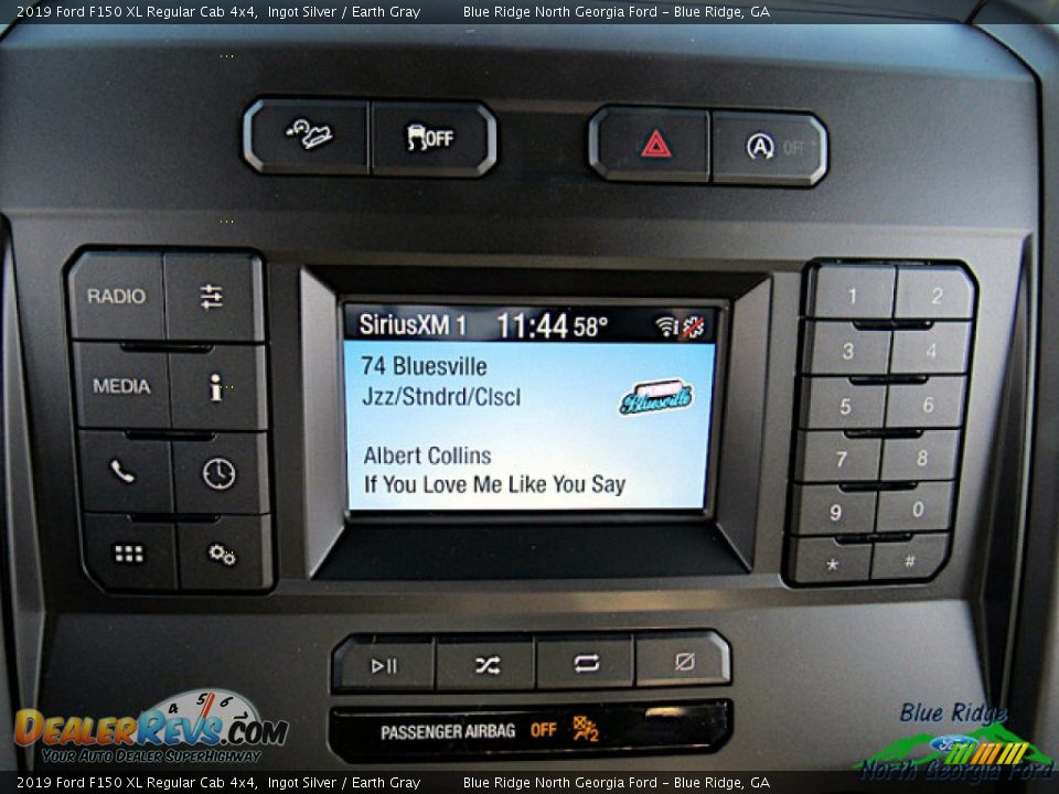 2019 Ford F150 XL Regular Cab 4x4 Ingot Silver / Earth Gray Photo #16