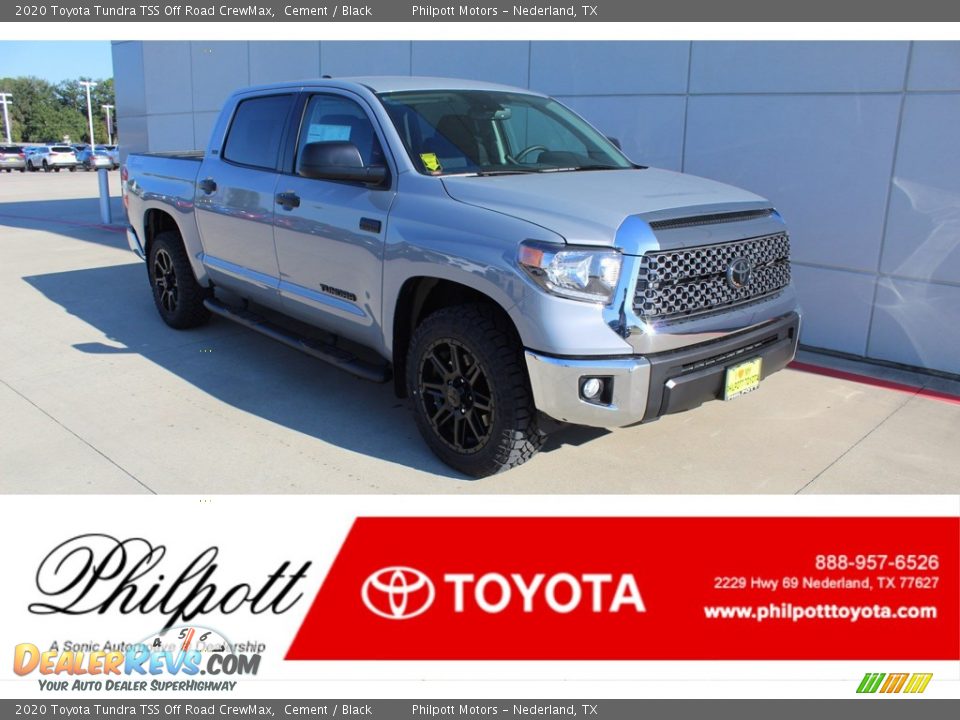 2020 Toyota Tundra TSS Off Road CrewMax Cement / Black Photo #1